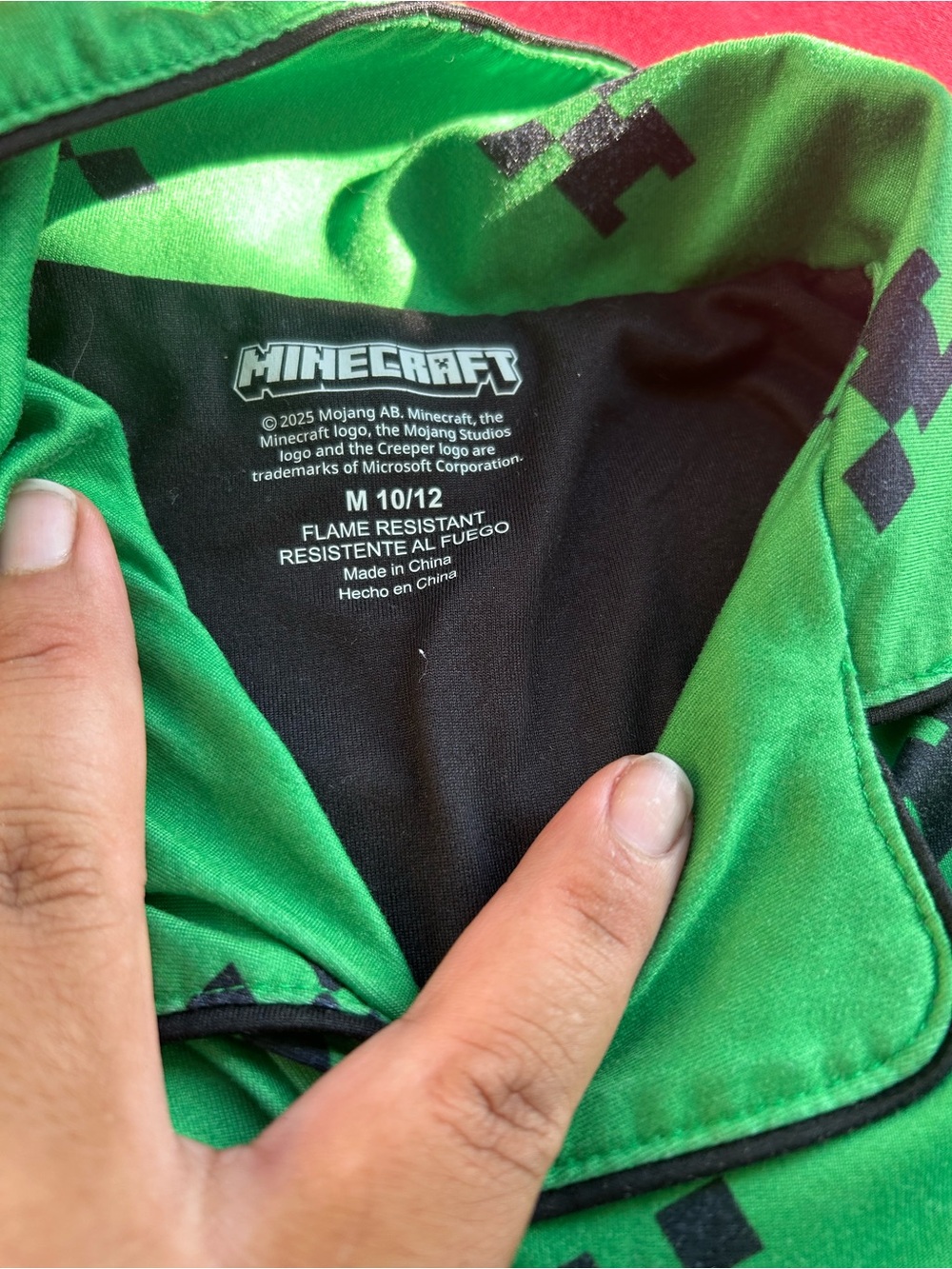 Minecraft PJ set - Picture 2 of 3